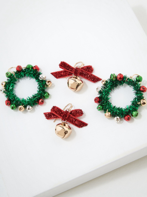 Aeo Bell + Wreath Earrings 2-pack