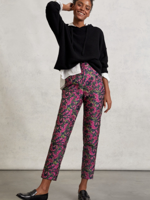 Lilija Straight Jacquard Trousers