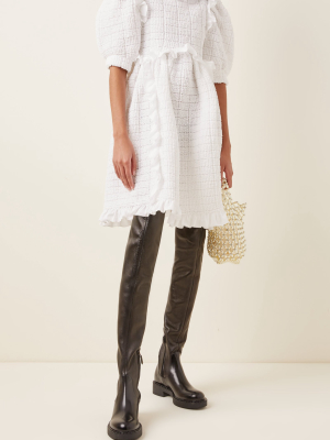 Lotta Smocked Cotton-blend Dress
