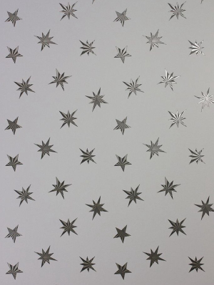 Sirius Wallpaper In Silver From The Belvoir Collection By Matthew Williamson