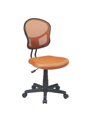 Mesh Task Chair Orange - Osp Home Furnishings