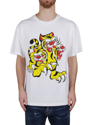 Kenzo X Kansai Yamamoto Three Tigers T-shirt