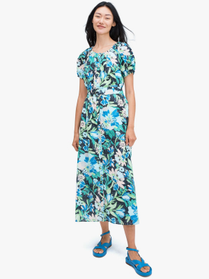 Full Bloom Voile Dress