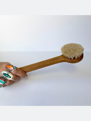 Bath Brush With Handle || Iris Hantverk