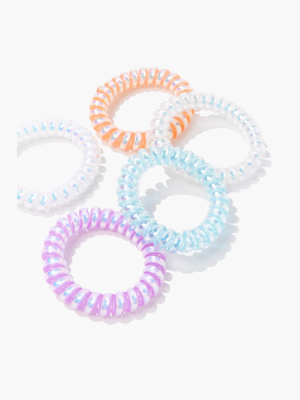 Jelly Spiral Hair Tie Set