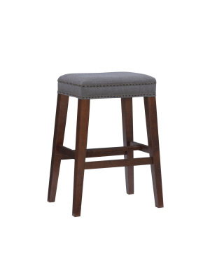 Walt Backless Barstool - Linon