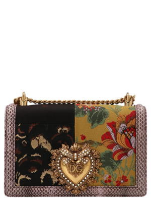 Dolce & Gabbana Devotion Patchwork Shoulder Bag