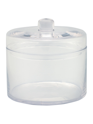 Diamond Star Glass Apothecary Jar With Lid Clear (6.5"x6.5")