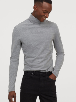 Slim Fit Turtleneck Shirt