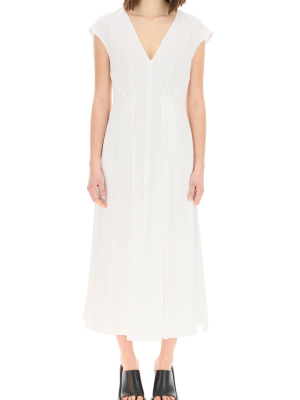 Sportmax Enrico V-neck Midi Dress