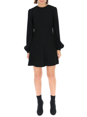 Saint Laurent Open Back Mini Dress