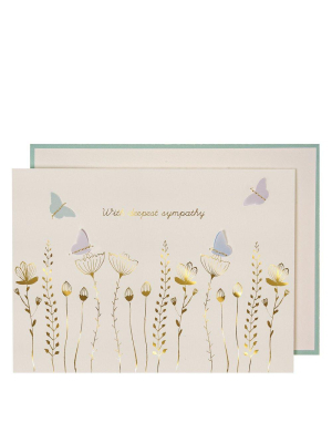 Sympathy Butterflies Card