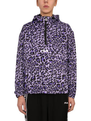 Fila Leopard Printed Hoodie