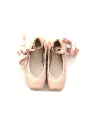 Belle Chiara Audrey Square Tip Napa Leather - Ballet Pink