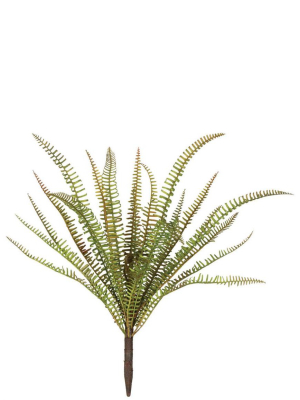 Sullivans Artificial Feather Leaf Fern Pick 19"h Green