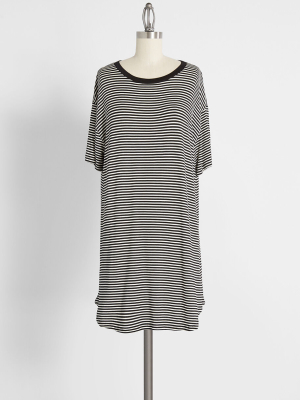 The Long Weekend Striped T-shirt Dress