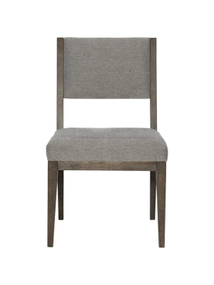 Linea Side Chair, Grey