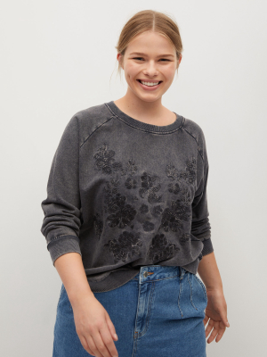 Embroidered Cotton Sweatshirt