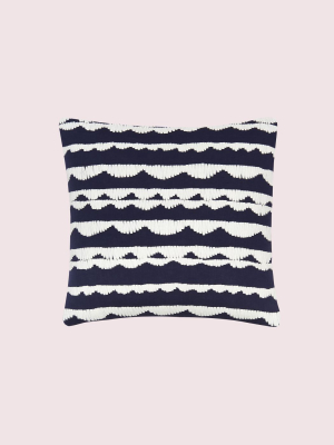 Dusk Stripe Scallop Row Pillow