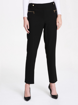 Modern Essentials Straight Leg Zip Pants