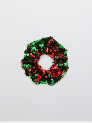 Aerie Sequin Reversable Scrunchie