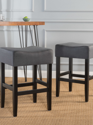 Set Of 2 Portman Backless Counter Height Barstools - Christopher Knight Home