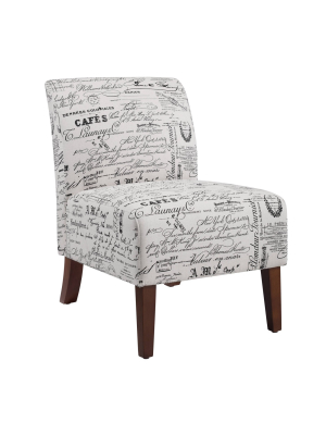 Lily Upholstered Chair - Linon