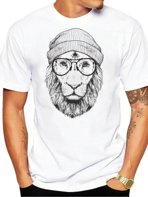 Pologize™ Cool Lion Design T Shirt