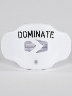 Dominate White Football Mouthguard