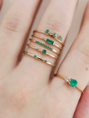 Emily Ring (emerald)