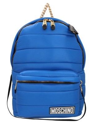 Moschino Hooded Padded Backpack