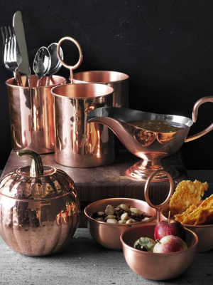 Copper Three-condiment Bowl