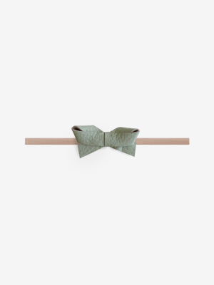 Sophie Leather Bow Headband - Dixon