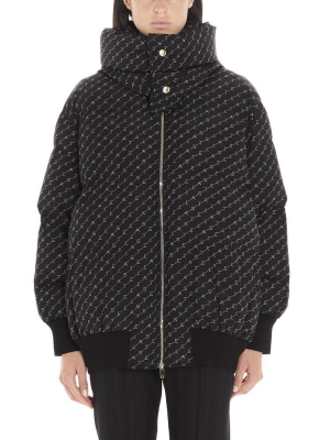 Stella Mccartney All Over Logo Padded Jacket