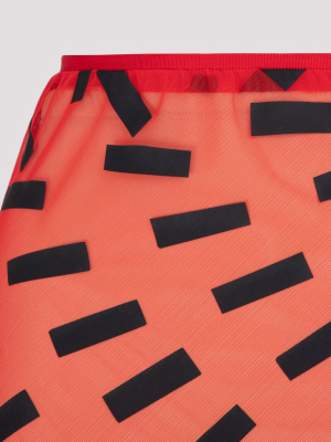 Maison Margiela Graphic-print Midi Skirt