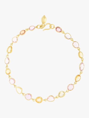 Single Row Blush Bracelet