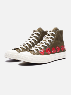 Converse X Cdg Play Multi Heart Chuck Taylor All Star '70 High
