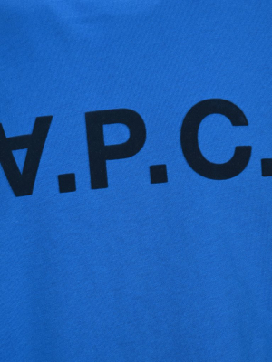 A.p.c Vpc Logo Crewneck T-shirt