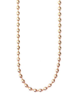 Gold Ball Layering Chain Necklace- 14k Gold