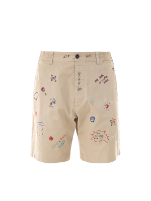 Dsquared2 Printed Chino Shorts