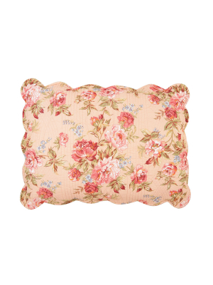 C&f Home 20" X 26" Clara's Pink Rose Std Sham