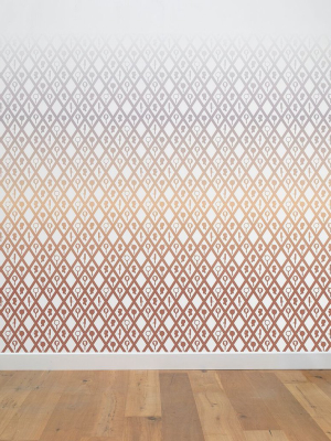 Gradient Wall Mural In Pink By Thomas Eurlings For Nlxl Lab