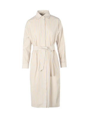 Max Mara Striped Shirt Dress