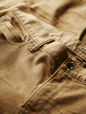 Straight Fit 5-pocket Chino In Barley