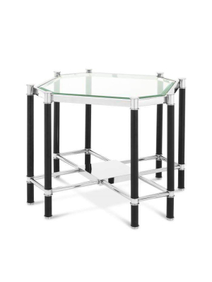 Eichholtz Florence Side Table - Silver & Black