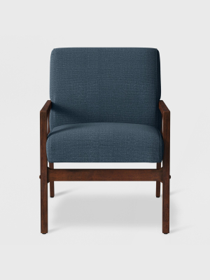 Peoria Wood Armchair Blue - Project 62™