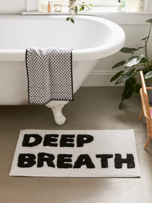 Deep Breath Bath Mat