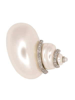 White Pearl Shell Pin