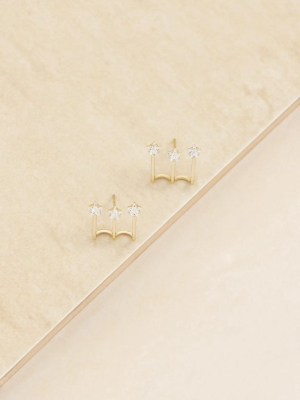 Constellation Wrap 18k Gold Plated Earring