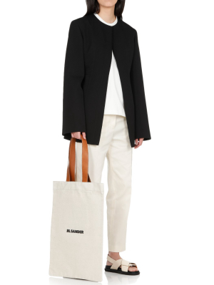 Jil Sander Large Flat Tote Bag